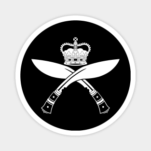 Mod.3 Gurkhas Nepali soldiers Magnet